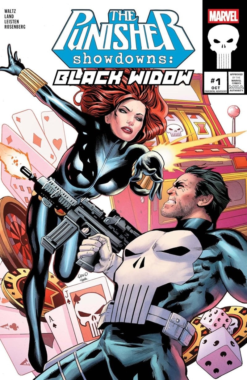 PUNISHER SHOWDOWNS: BLACK WIDOW #1 GREG LAND A COVER