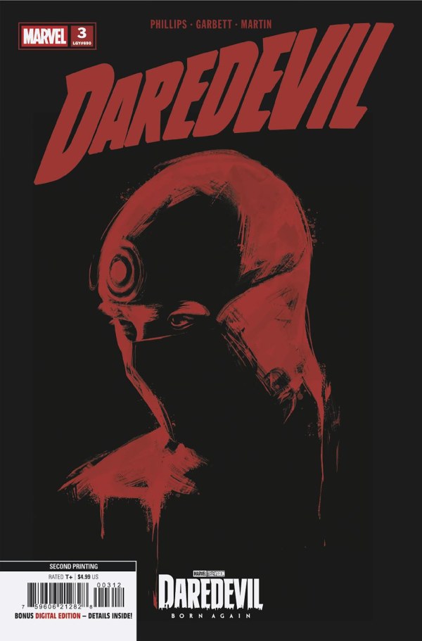 DAREDEVIL #3 2ND PRINTING MARVEL TELEVISION COVER