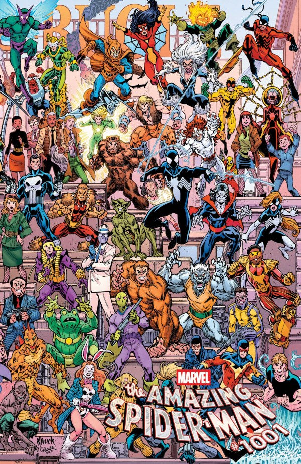 AMAZING SPIDER-MAN #1001 4-PART CONNECTING TODD NAUCK B COVER