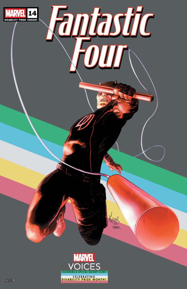 FANTASTIC FOUR #14 DISABILITY PRIDE AARON KUDER D COVER