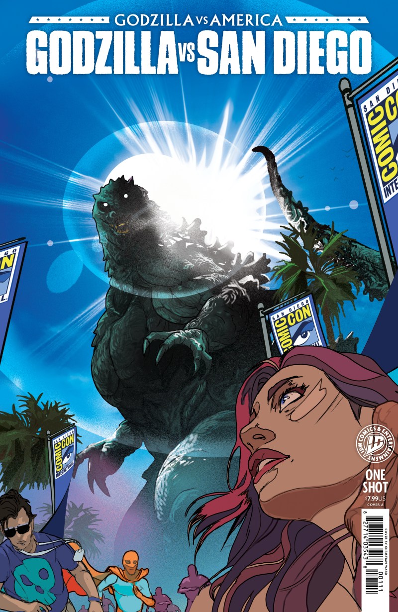 GODZILLA VS. AMERICA: SAN DIEGO (ONE SHOT) CHRISTIAN WARD A COVER