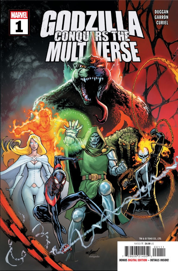 GODZILLA CONQUERS THE MULTIVERSE #1 DAVID MARQUEZ A COVER