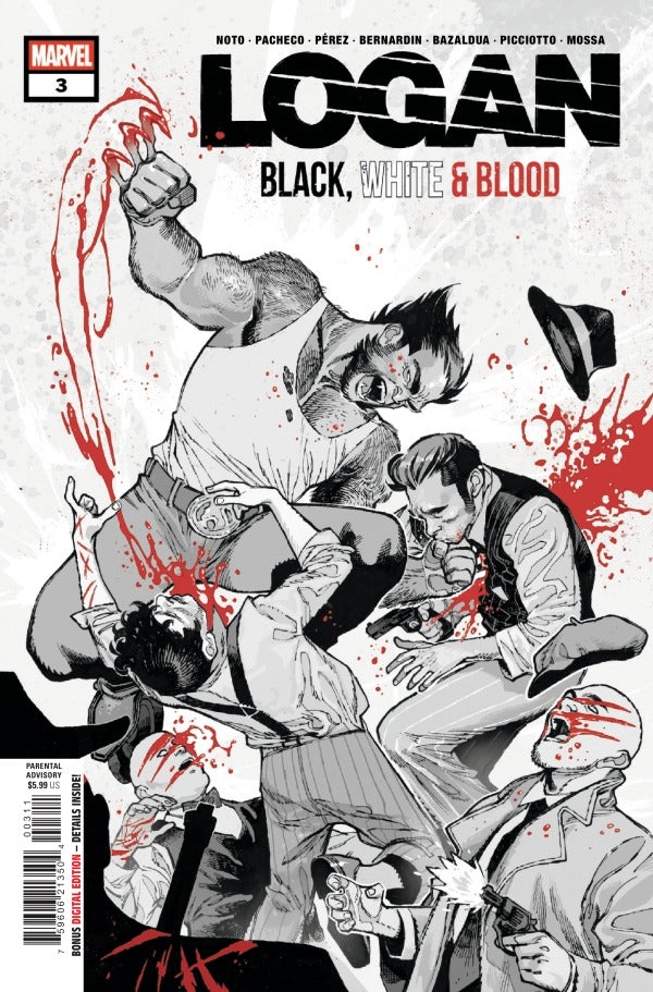 LOGAN: BLACK, WHITE & BLOOD #3 SARA PICHELLI A COVER