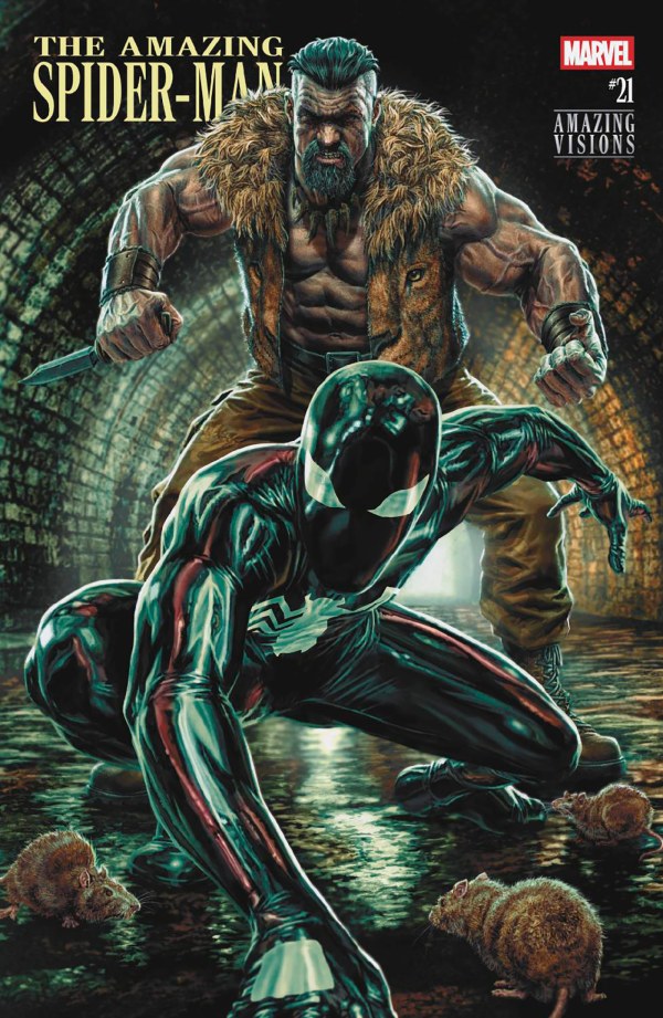AMAZING SPIDER-MAN #21 LEE BERMEJO AMAZING VISIONS B COVER