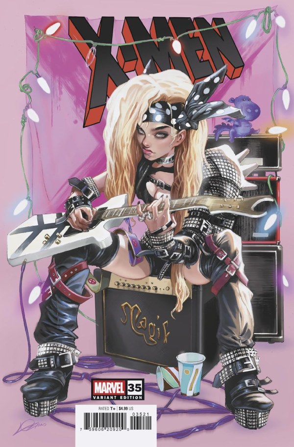X-MEN #35 '80S MAGIK ALEXANDER LOZANO B COVER