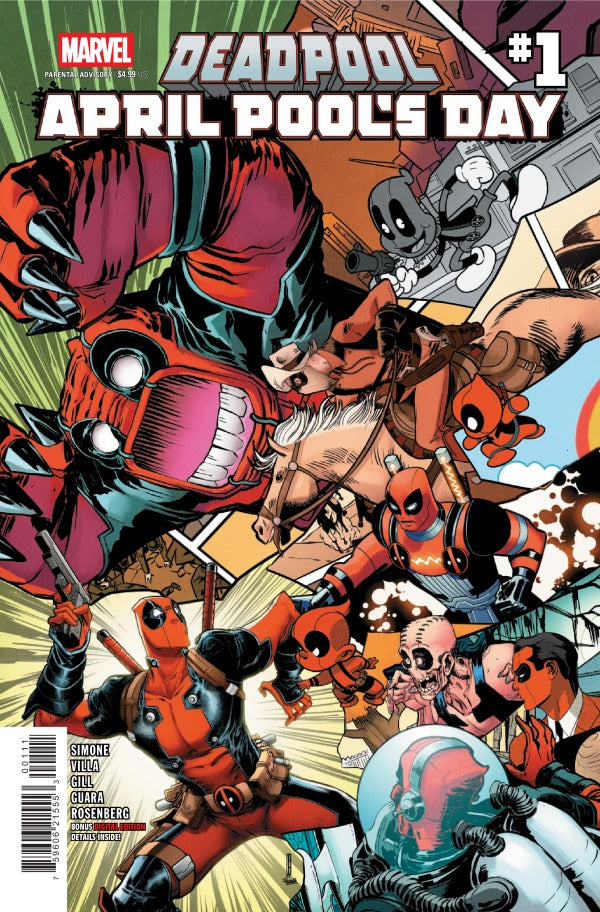 DEADPOOL: APRIL POOL'S DAY #1 DAVID BALDEON A COVER