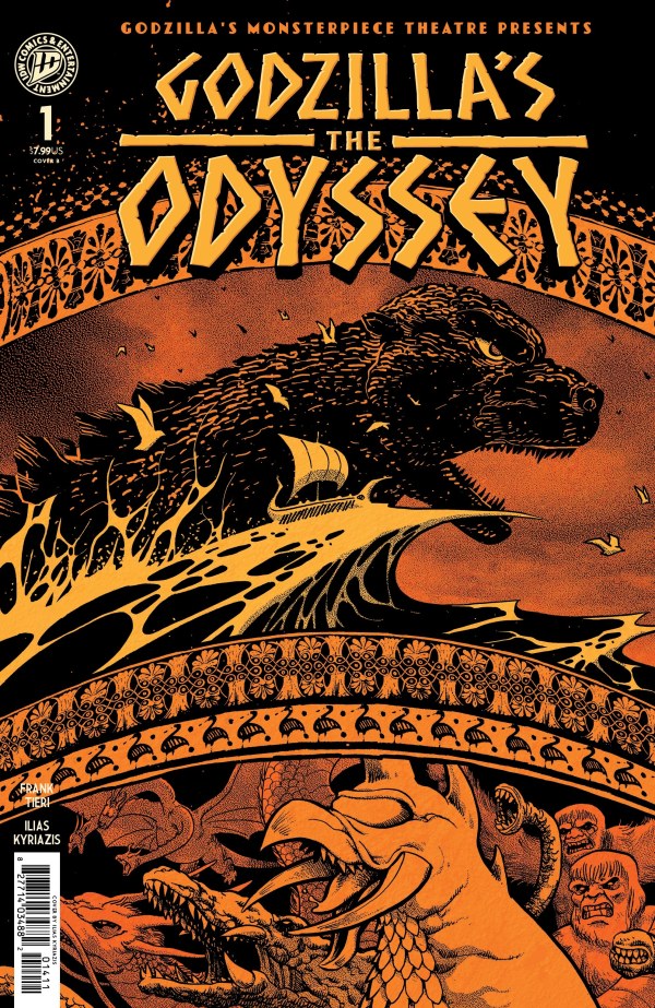 GODZILLA'S MONSTERPIECE THEATRE PRESENTS: GODZILLA'S THE ODYSSEY ILIAS KYRIAZIS B COVER
