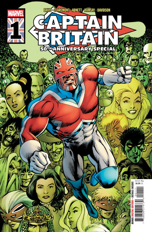 CAPTAIN BRITAIN 50TH ANNIVERSARY SPECIAL #1 ALAN DAVIS A COVER
