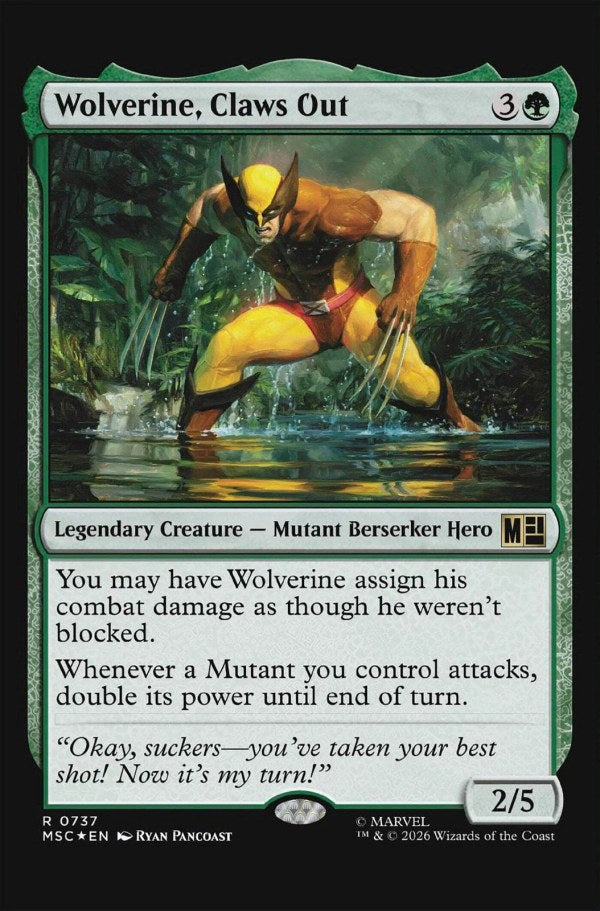 WOLVERINE #22 MAGIC: THE GATHERING RYAN PANCOAST B COVER