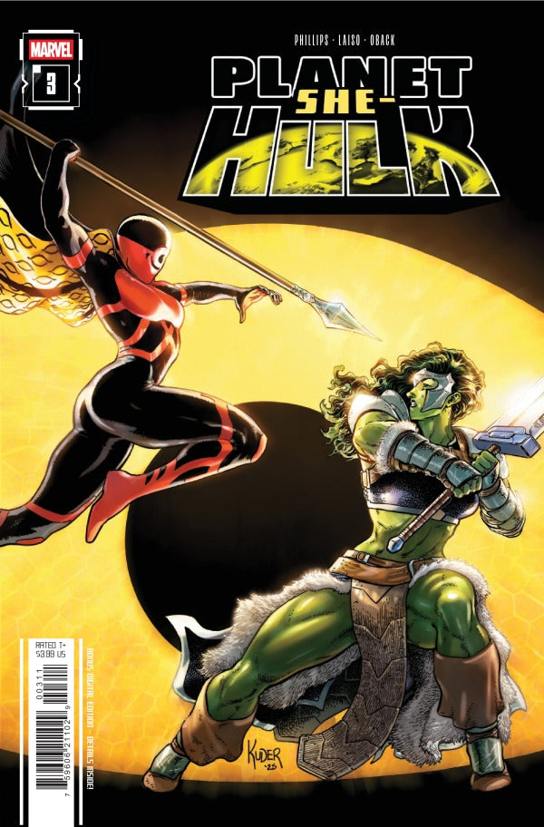 PLANET SHE-HULK #3 AARON KUDER A COVER