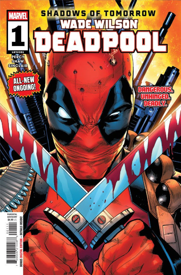 WADE WILSON: DEADPOOL #1 GEOFF SHAW A COVER