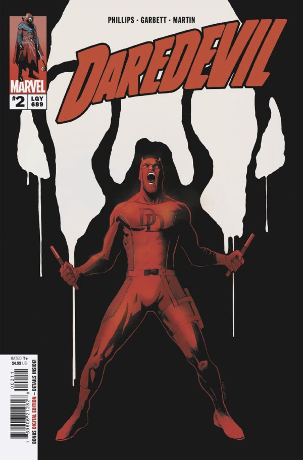 DAREDEVIL #2 LEE GARBETT A COVER