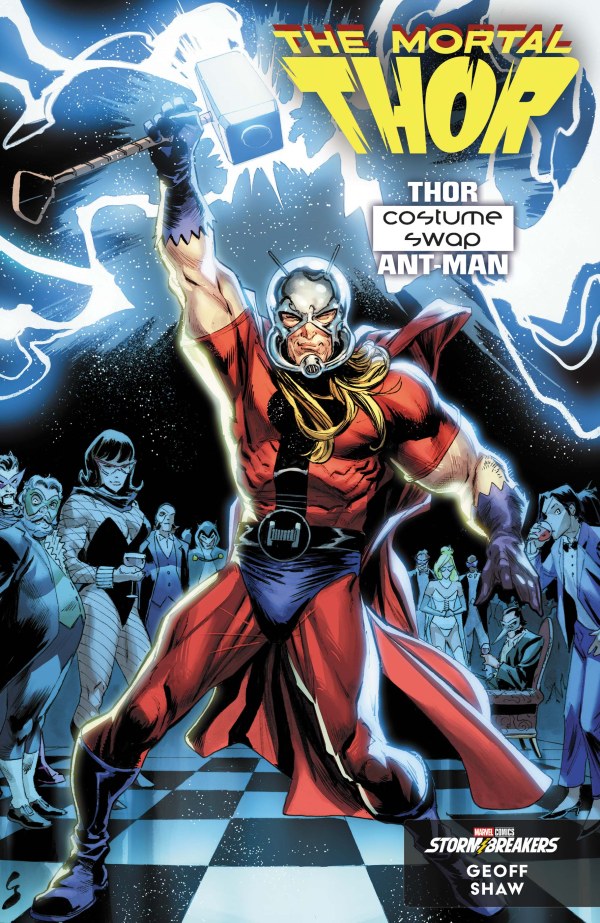 MORTAL THOR #13 HELLFIRE COSTUME SWAP GEOFF SHAW B COVER