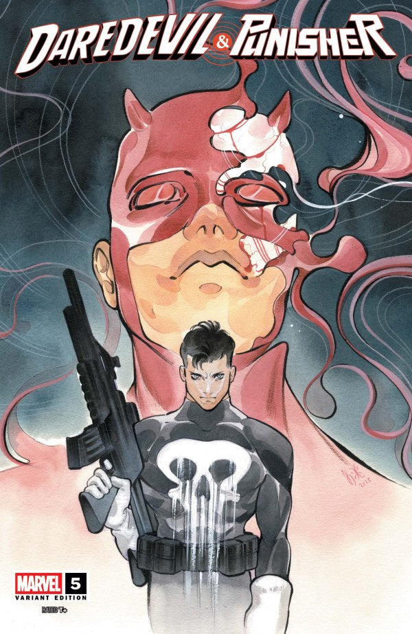 DAREDEVIL/PUNISHER: THE DEVIL'S TRIGGER #5 PEACH MOMOKO B COVER