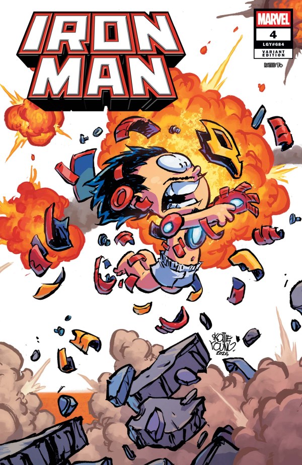 IRON MAN #1-4 SKOTTIE YOUNG CONNECTING COVER SET