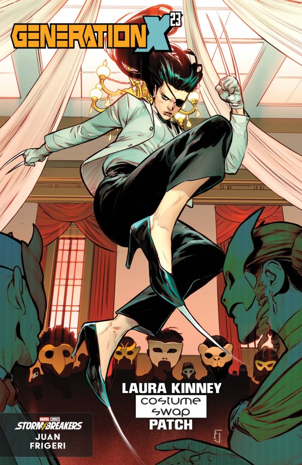 GENERATION X-23 #6 HELLFIRE COSTUME SWAP JUAN FRIGERI B COVER