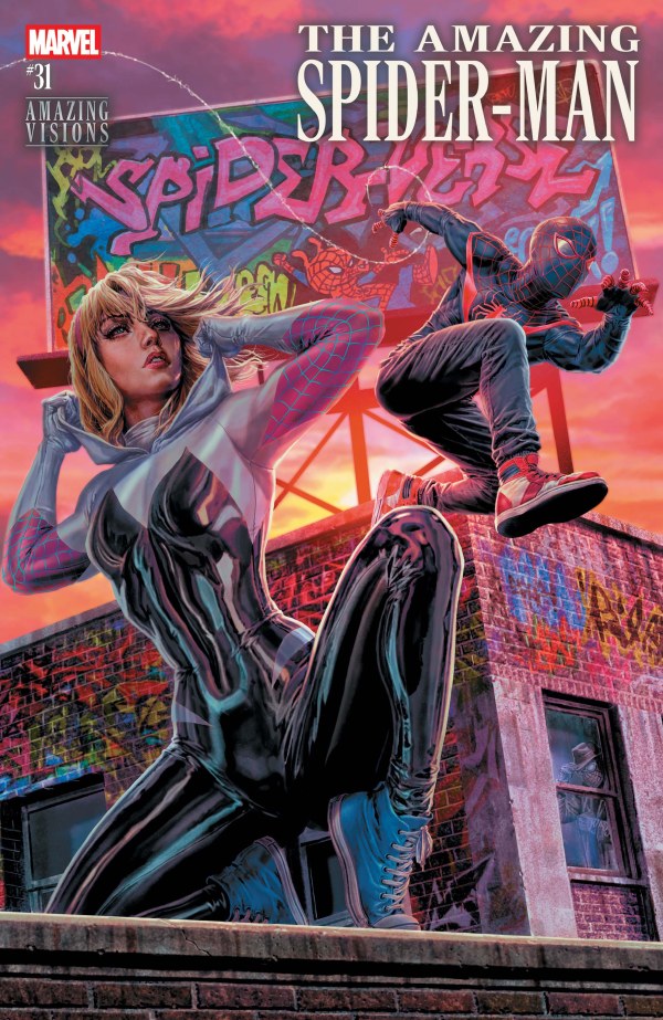 AMAZING SPIDER-MAN #31 AMAZING VISIONS LEE BERMEJO B COVER