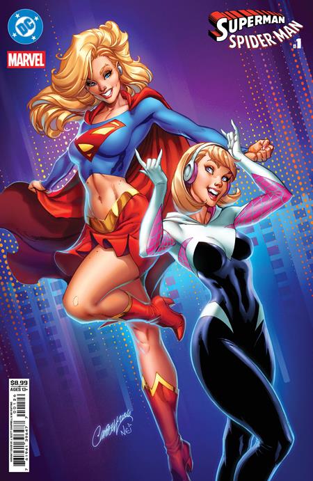 DC/MARVEL SUPERMAN SPIDER-MAN #1 (ONE SHOT) J. SCOTT CAMPBELL N COVER