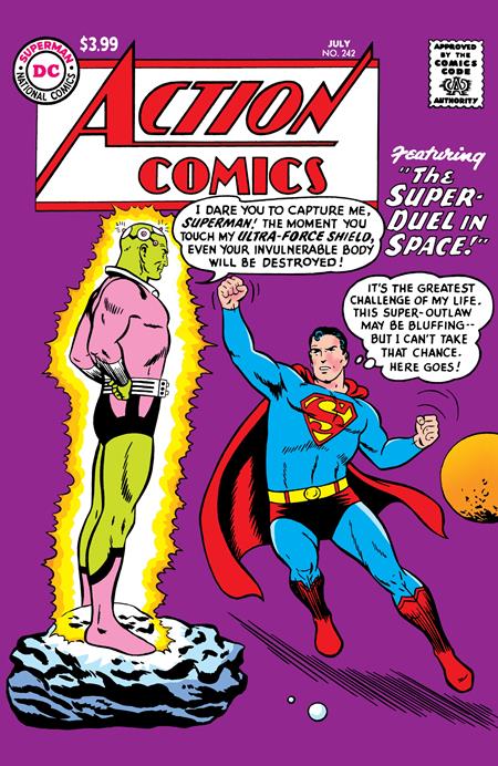 ACTION COMICS #242 FACSIMILE EDITION CURT SWAN A COVER
