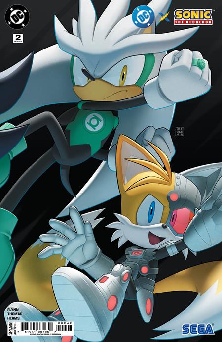 DC X SONIC THE HEDGEHOG #1-5 REPRINT DEEGEEMIN CONNECTING COVERS SET