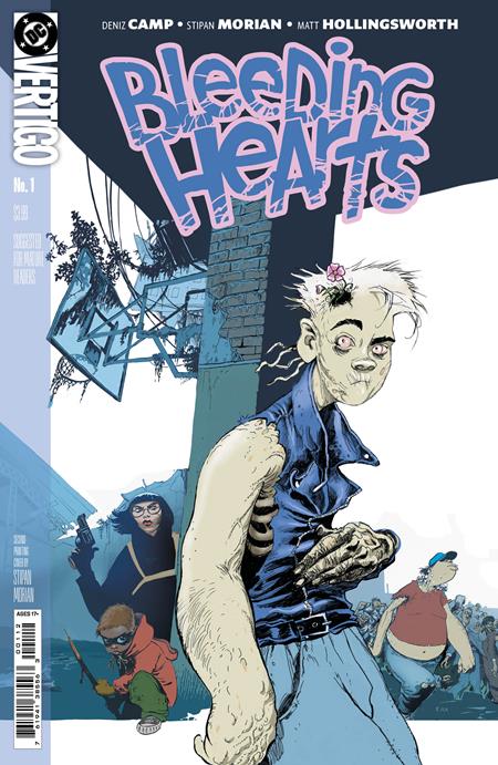 BLEEDING HEARTS #1 SECOND PRINTING STIPAN MORIAN A COVER
