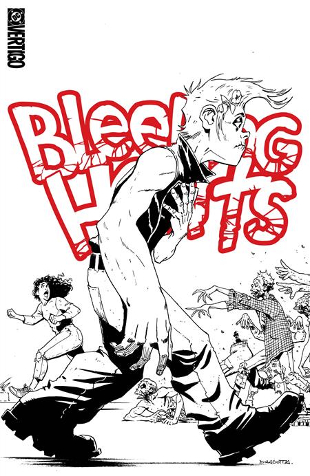 BLEEDING HEARTS #1 SECOND PRINTING NICK DRAGOTTA B COVER
