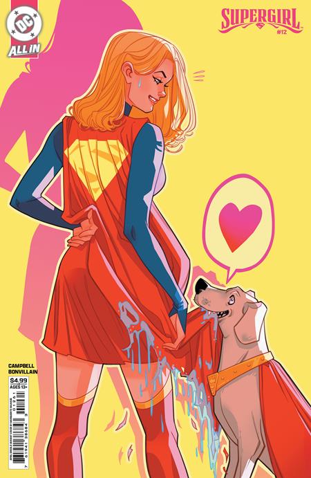 SUPERGIRL #12 MARGUERITE SAUVAGE APRIL DROOLS F COVER