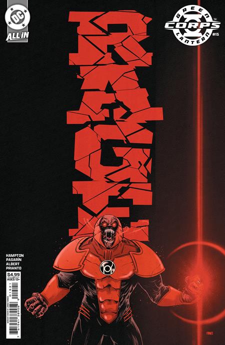 GREEN LANTERN CORPS #15 JORGE FORNES B COVER