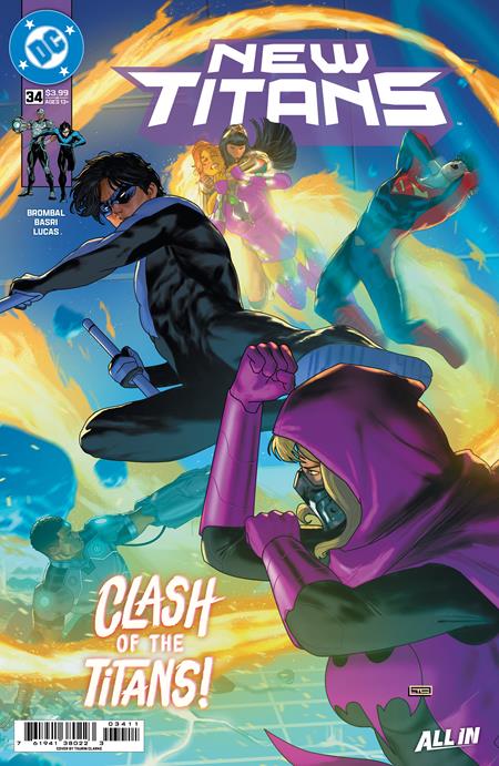 NEW TITANS #34 TAURIN CLARKE A COVER