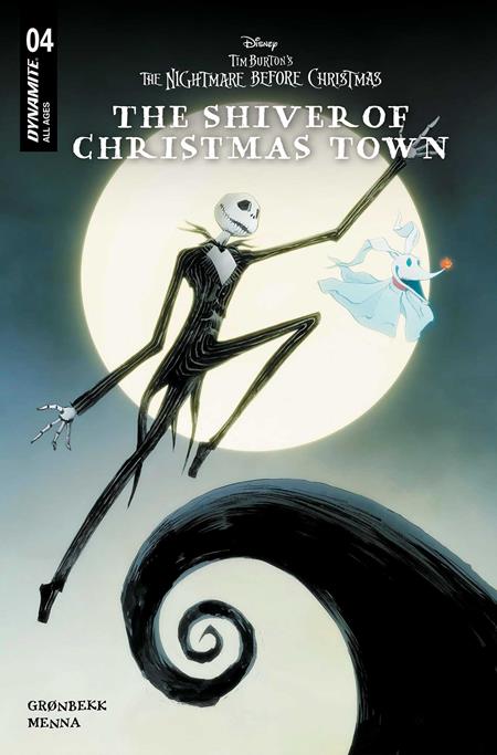 TIM BURTONS THE NIGHTMARE BEFORE CHRISTMAS THE SHIVER OF CHRISTMAS TOWN #4 JAE LEE A COVER