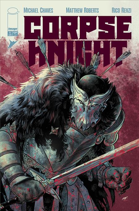 CORPSE KNIGHT #1 (OF 6) MATTHEW ROBERTS & RICO RENZI A COVER