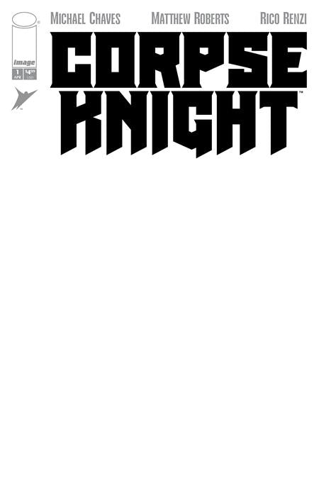 CORPSE KNIGHT #1 (OF 6) BLANK SKETCH H COVER