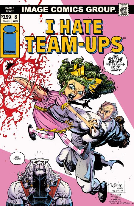 INVINCIBLE UNIVERSE BATTLE BEAST #8 I HATE FAIRYLAND TEAM UP RYAN OTTLEY G COVER