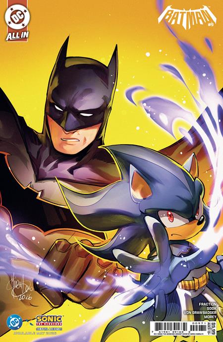 BATMAN #9 DC X SONIC MIRKA ANDOLFO F COVER