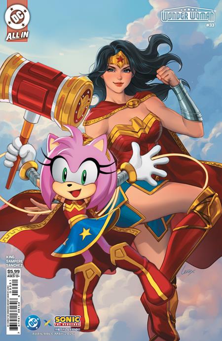 WONDER WOMAN #33 LESLEY LEIRIX LI DC X SONIC E COVER