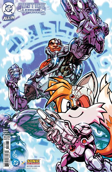 JUSTICE LEAGUE UNLIMITED #19 DC X SONIC CARLOS DANDA F COVER