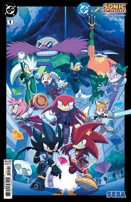 DC X SONIC THE HEDGEHOG THE METAL LEGION #1 (OF 5) MIN HO KIM D COVER