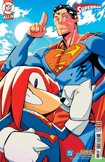SUPERMAN #38 DC X SONIC DANIELE DI NICUOLO F COVER