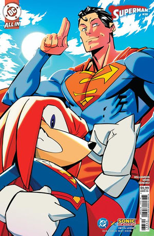 SUPERMAN #38 DC X SONIC DANIELE DI NICUOLO F COVER