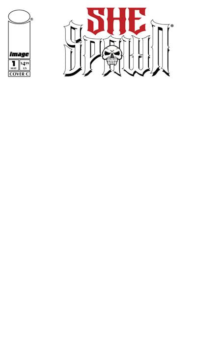 SHE-SPAWN #1 (OF 5) BLANK SKETCH C COVER