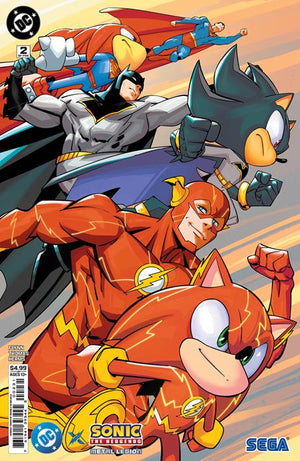 DC X SONIC THE HEDGEHOG THE METAL LEGION #2 (OF 5) DANIELE DI NICUOLO C COVER
