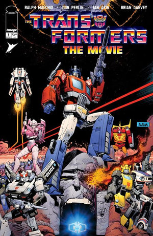 TRANSFORMERS THE MOVIE 40TH ANNIVERSARY EDITION #1 (OF 3) DON PERLIN & IAN AKIN B COVER (Copy)