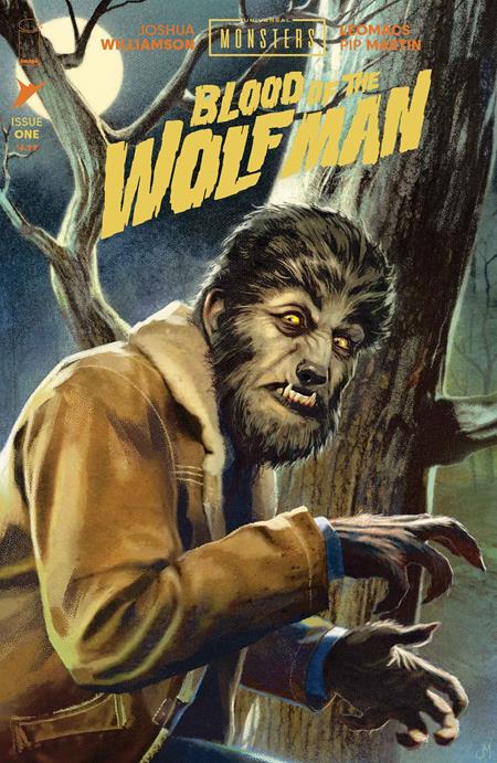 UNIVERSAL MONSTERS BLOOD OF THE WOLF MAN #1 (OF 4) JOSHUA MIDDLETON B COVER