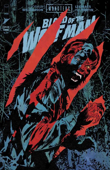 UNIVERSAL MONSTERS BLOOD OF THE WOLF MAN #1 (OF 4) DIE CUT FOIL REVEAL MICHAEL WALSH I COVER