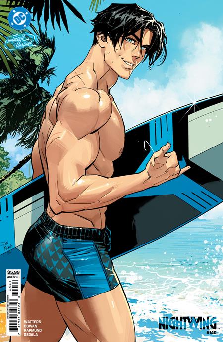NIGHTWING #140 SWIMSUIT DAN MORA D COVER