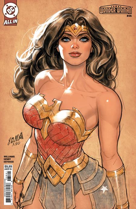 WONDER WOMAN #35 DAVID NAKAYAMA B COVER