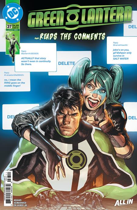 GREEN LANTERN #37 EDDY BARROWS A COVER