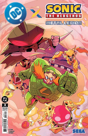 DC X SONIC THE HEDGEHOG THE METAL LEGION #3 (OF 5) PABLO M COLLAR A COVER