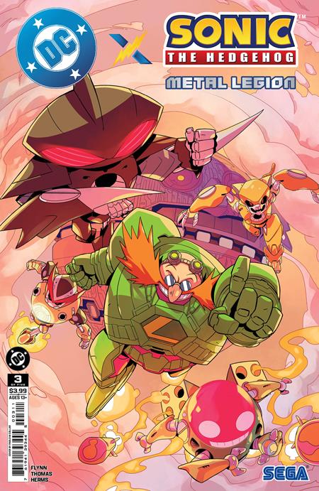 DC X SONIC THE HEDGEHOG THE METAL LEGION #3 (OF 5) PABLO M COLLAR A COVER