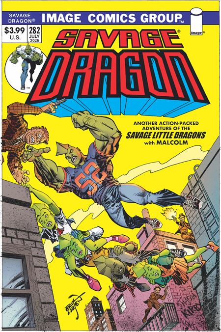 SAVAGE DRAGON #282 ERIK LARSEN B COVER